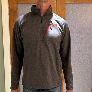 The North Face Men's Dark Gray Quarter-Zip Jacket
